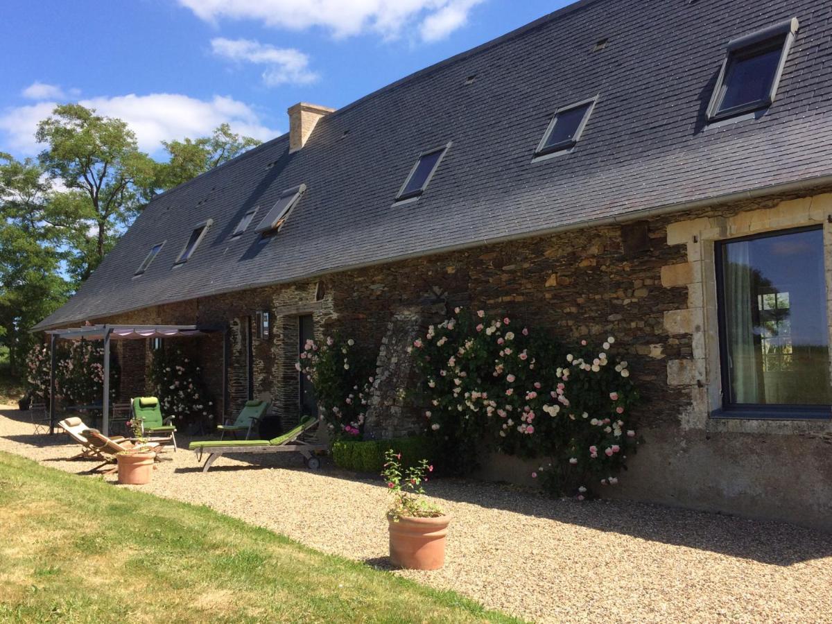 Bed and Breakfast La Mouliniere, Jolie Longere Du Xviie La Jaille-Yvon Exteriér fotografie