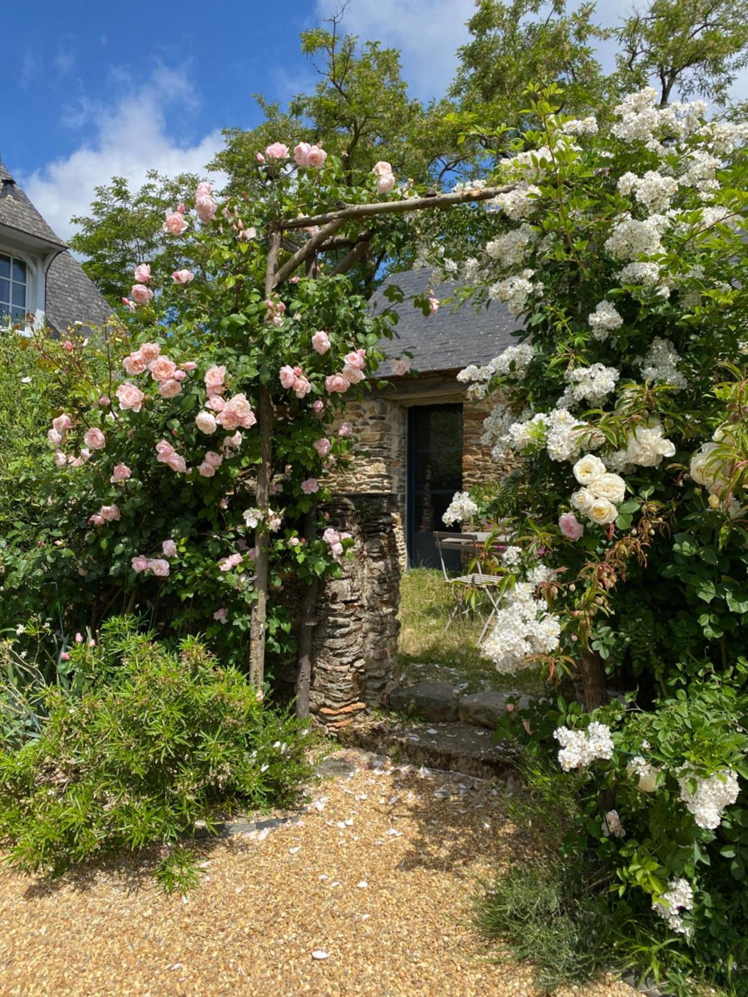 Bed and Breakfast La Mouliniere, Jolie Longere Du Xviie La Jaille-Yvon Exteriér fotografie
